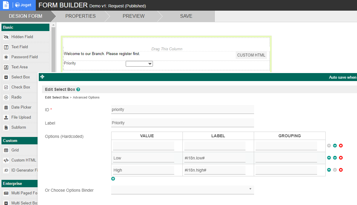 How do I localize the "status" field? - Knowledge Base for DX 7 - Joget ...